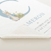 ピーター・ラビット |文字パーソナライズされたC シェルパブランケット (3/4)