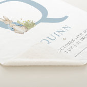 ピーター・ラビット |文字パーソナライズされたQ シェルパブランケット (3/4)