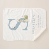 ピーター・ラビット |文字パーソナライズされたS シェルパブランケット (正面(横))