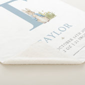 ピーター・ラビット |文字パーソナライズされたT シェルパブランケット (3/4)