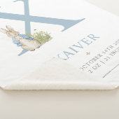 ピーター・ラビット |文字パーソナライズされたX シェルパブランケット (3/4)