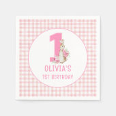 ピーター・ラビット |最初の誕生日 スタンダードカクテルナプキン (正面)