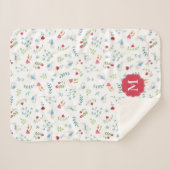 ピーター・ラビット |水彩の森パターン シェルパブランケット (正面(横))