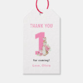 ピーター・ラビット |第1誕生日ありがとう ギフトタグ (正面)