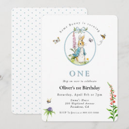 ピーター・ラビット 誕生日 男の子 招待状