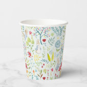 ピーター・ラビット |魅惑の水彩パターン 紙コップ (裏面)