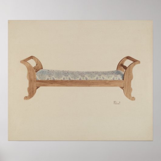 ピーターC.ウスチンオフデイベッドc.1940 ポスター (正面)