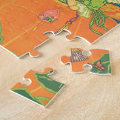 ピーターPeter Pumpkin Eater、ヴィンテージ子供部屋韻 ジグソーパズル (側面)