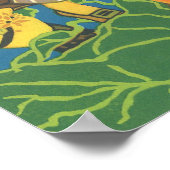 ピーターPeter Pumpkin Eater、ヴィンテージ子供部屋韻 ポスター (角)