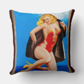 ピータ感じー・ドリベンによるミンクの物語 クッション (裏面)