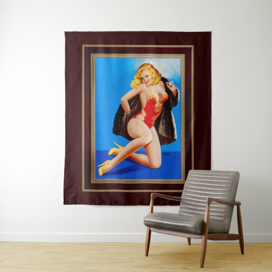 ピータ感じー・ドリベンによるミンクの物語 タペストリー (インサイチュ)