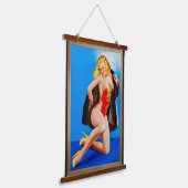 ピータ感じー・ドリベンによるミンクの物語 吊り下げ型タペストリー (傾斜あり)