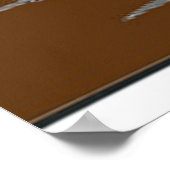 ピーチおもしろいコブラーRick Londonポスター ポスター (角)