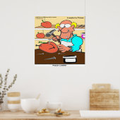 ピーチおもしろいコブラーRick Londonポスター ポスター (キッチン)