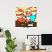 ピーチおもしろいコブラーRick Londonポスター ポスター (ホームオフィス)