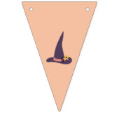 ピーチお洒落ーのピンクの魔女をテーマにしたバンティング旗 バンティングフラッグ (第2の旗)