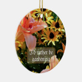 ピーチかわいらしデイリーアンドエマーソン引用文 セラミックオーナメント (右)