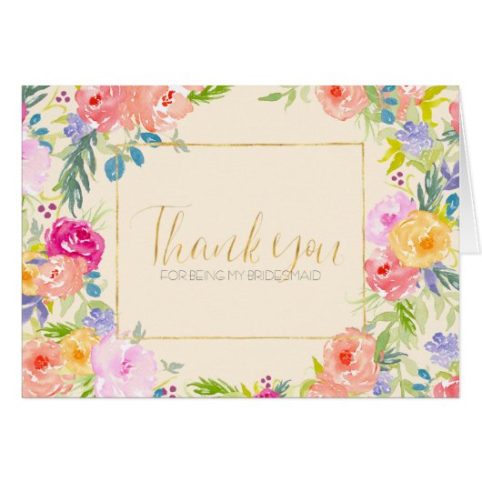 ピーチかわいらしピンクウォーター色のフローラ花嫁 (正面横)