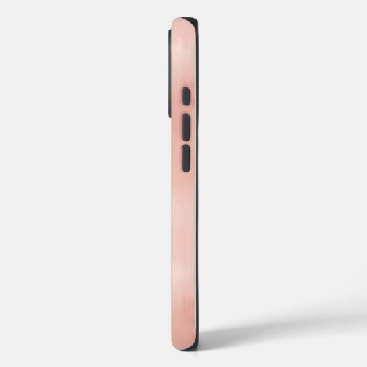 ピーチかわいらしピンククリーストライプム Case-Mate iPhoneケース (裏面 / 左)