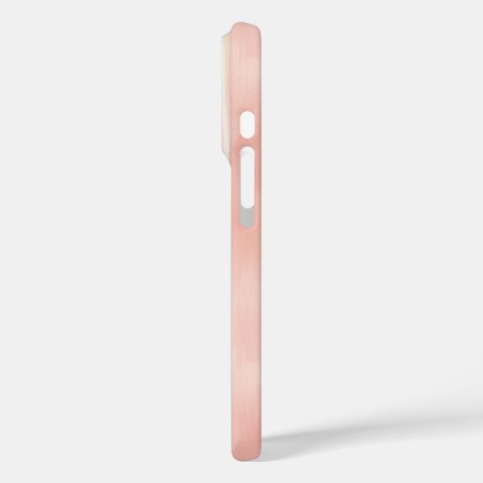 ピーチかわいらしピンククリームカストライプット Case-Mate iPhoneケース (裏面 / 左)