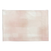 ピーチかわいらしピンククリームプレイド 枕カバー (裏面-右)