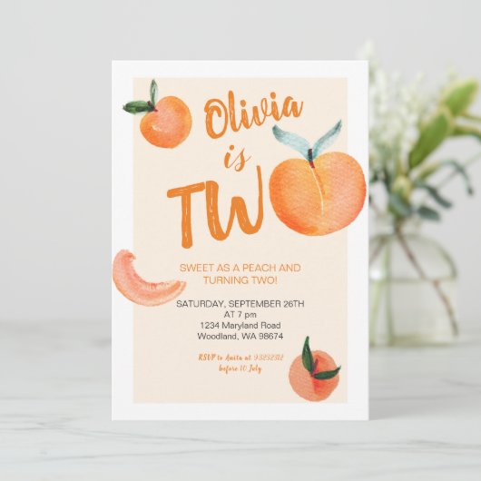 ピーチが2歳になる 招待状 (スタンド正面)