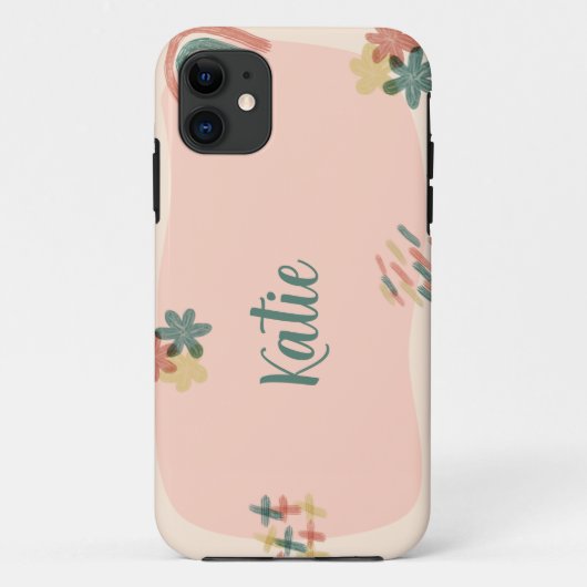 ピーチとグリーンの美意識 Case-Mate iPhoneケース (裏面)