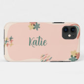 ピーチとグリーンの美意識 Case-Mate iPhoneケース (裏面(横))