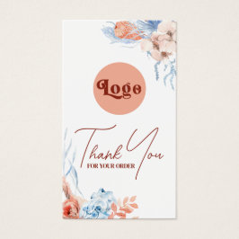 ピーチとブルーのトロピカルパッケージのインサート