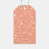 ピーチのように優雅な愛のブライダルシャワー ギフトタグ (裏面)