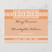 ピーチのシェードは日付はがきを保存 案内ポストカード (正面)