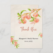 ピーチの甘さ お礼カード サンキューカード (正面/裏面)