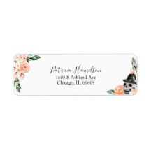 ピーチの花のハロウィーンブライダルシャワー