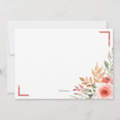 ピーチの誕生日パーティー招待状 招待状 (裏面)