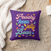 ピーチの鋭いゼリー豆 クッション (ブランケット)