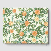 ピーチアイボリーウェディング ヴィンテージローズ ゲストブック (裏面)