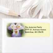 ピーチアイリス差出人住所ラベル ラベル (インサイチュ)