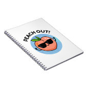 ピーチアウトおもしろいフルーツプン ノートブック (右側)