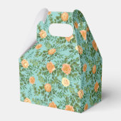 ピーチアクアティール（緑がかった色）結婚ズバラフローラ フェイバーボックス (裏面サイド)