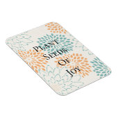 ピーチアクアフローラ花咲きジョイ詩 マグネット (右側)