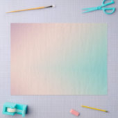 ピーチアクア絞り染め グラデーション 薄葉紙 (クラフト)