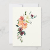 ピーチアジサイあなたの机から個人的なテンプレート サンキューカード (正面)