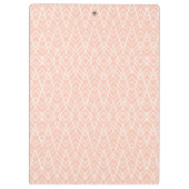 ピーチアステカトバルパーソナライズされたスクールオフィス クリップボード (裏面)