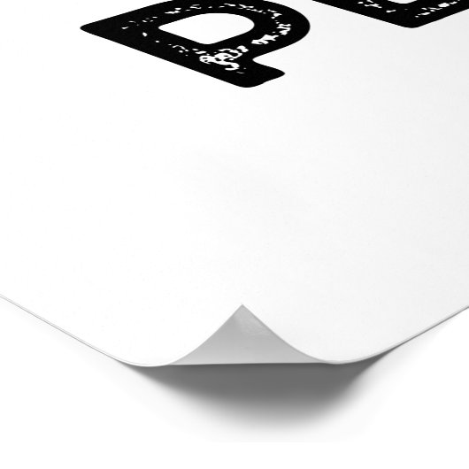 ピーチアパーフェクトおもしろいピーチプン ポスター (角)