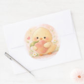 ピーチアルマひよこ ラウンドシール (封筒)