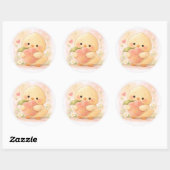 ピーチアルマひよこ ラウンドシール (シート)