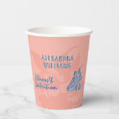 ピーチアレーブルーフローライズンフィットネス&栄養 紙コップ (正面)