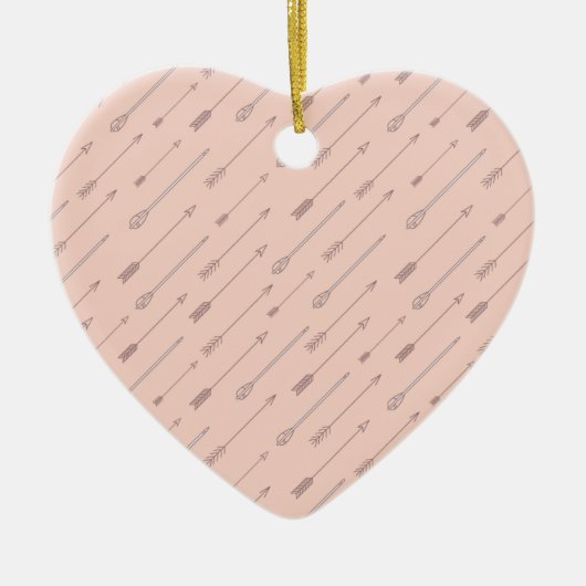 ピーチアローズ セラミックオーナメント (正面)