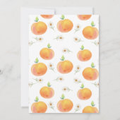 ピーチアンデイジーワンスイートピーチワンサンバースデー 招待状 (裏面)