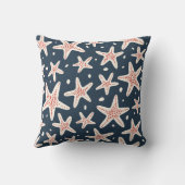 ピーチアンドアイボリーヒトデ クッション (裏面)